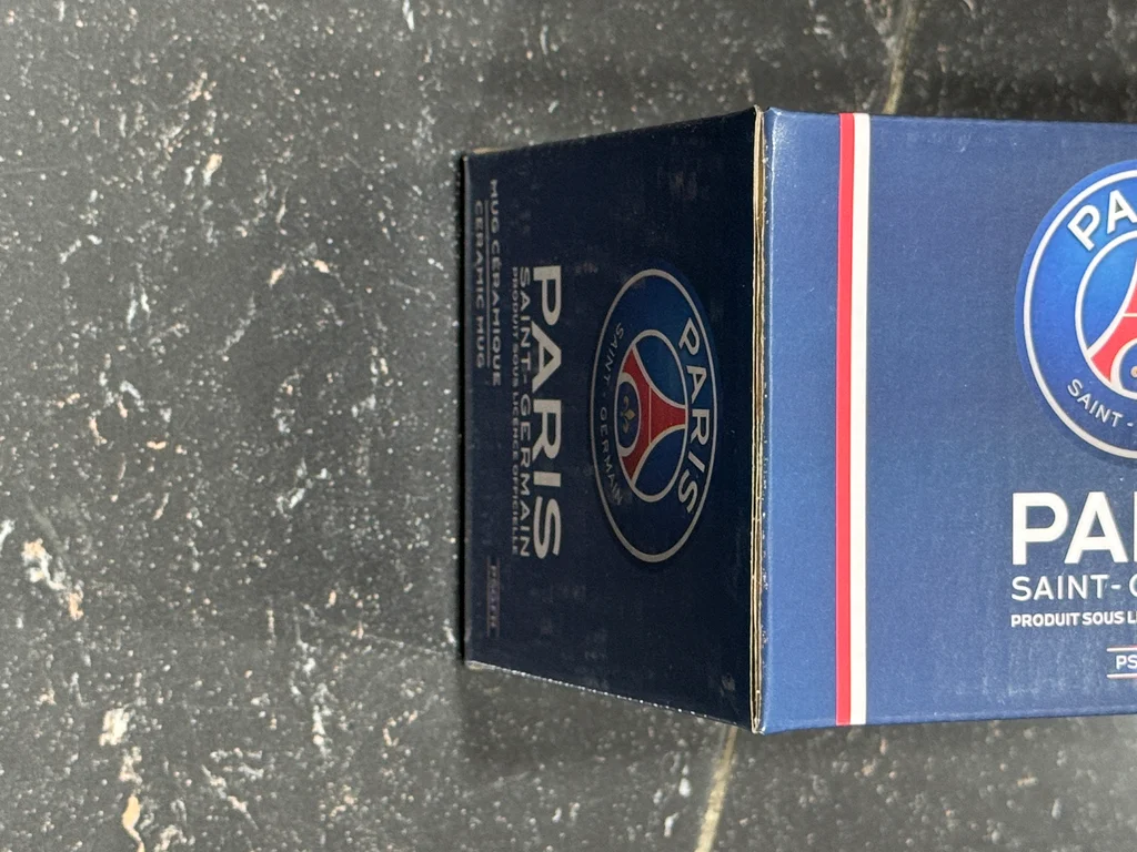 Lot de 2 mugs PSG – Mbappé & Kolo Muani – Bleu / Blanc / Rouge – photo 4